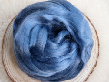 Viscose lont blauw