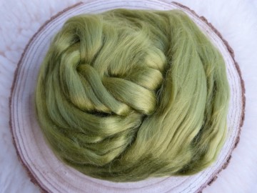 Viscose lont mosgroen