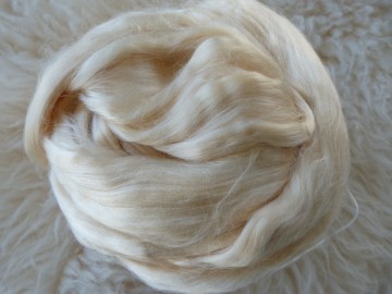 Viscose lont licht beige