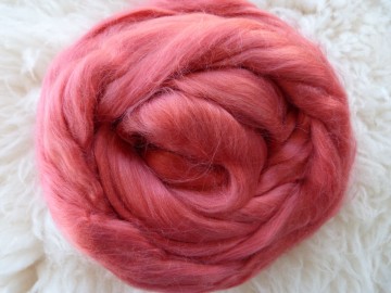 Viscose lont framboos