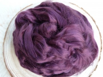 Viscose lont bordeaux