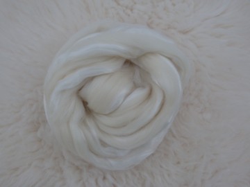 Bamboo/merino mix naturel