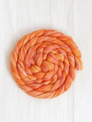 Extra fijne merino lontwol melange – Sunset (kleurenmix)