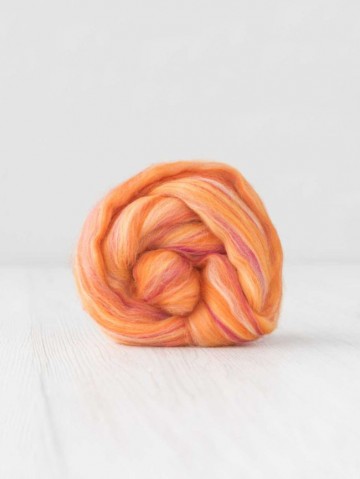 Extra fijne merino lontwol melange – Sunset (detail)