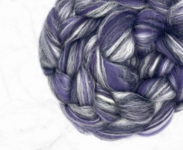Detail Tussah Merino lontwol Utrecht – zijdeglans wolmix voor spinnen en vilten