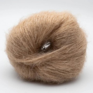 Toffee alpaca zijde lace garen zacht en luchtig