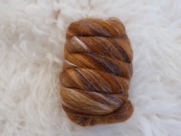 Tussah Merino lontwol Mix