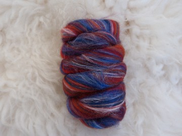 Tussah Merino lontwol Mix