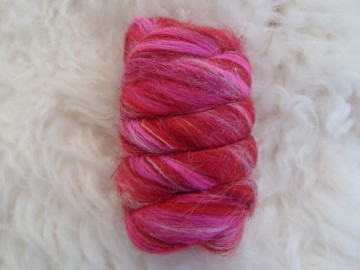 Tussah Merino lontwol Mix