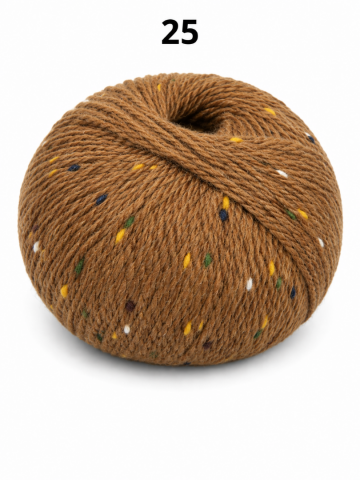 Toffe tweedgaren merino mohair
