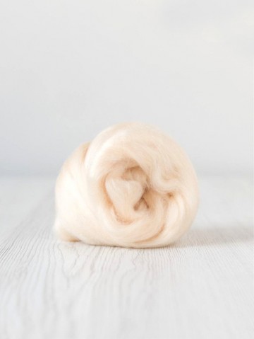 Viscose lont licht beige (kunstzijde)