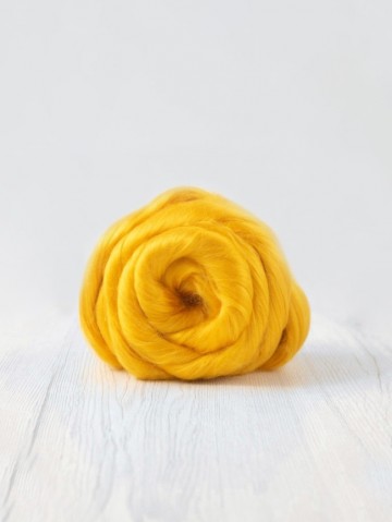 Viscose lont geel (kunstzijde)