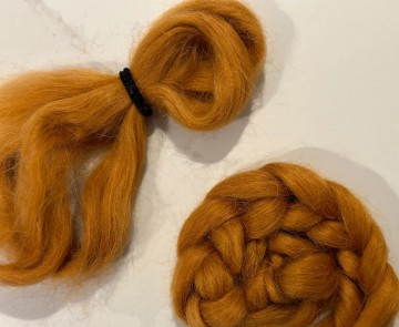 Golvend poppenhaar Copper Pot