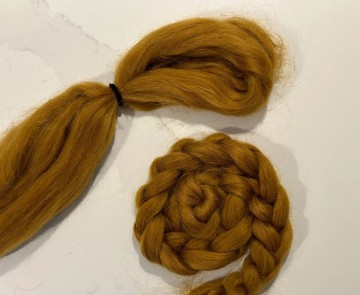 Golvend poppenhaar Apricot Jam