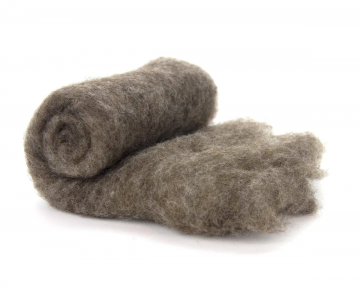 1 kilo natuurlijk bruin-grijze perendale kaardvlies