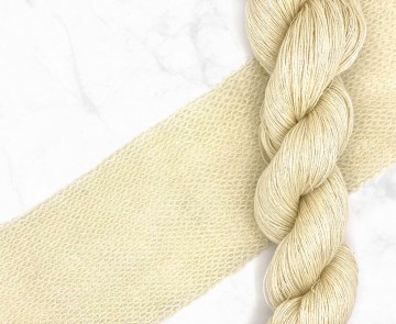 Ongeverfd merino lace garen voor handverven en kantbreien