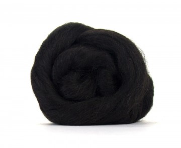 Fijne zwarte alpaca